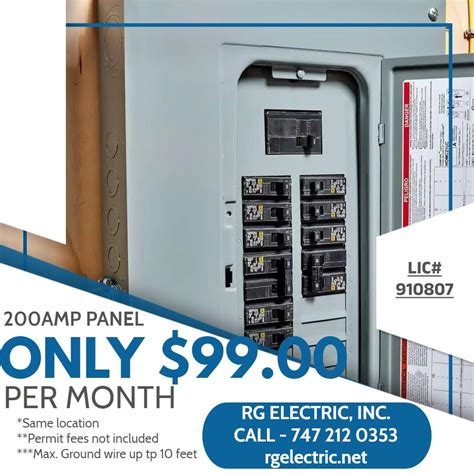 average cost of loopreplacing an electrical box|200 amp electrical panel upgrade cost.